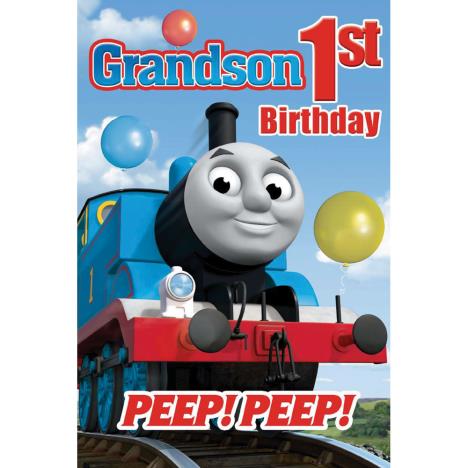 1st Birthday Grandson Thomas & Friends Birthday Card £2.69